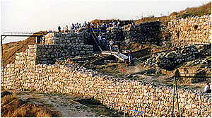 Fig. 16. The partly reconstructed city-gate