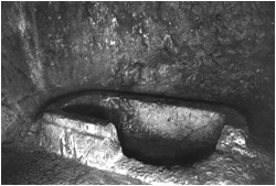 Fig. 4. A rock-cut sarcophagus